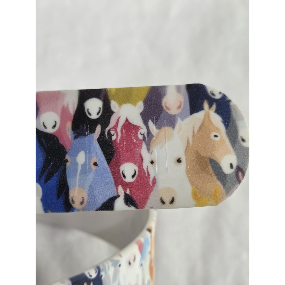 C4 Belt Novelty Multicolored Horse Head 26-30 Inches Plastic Horses Equestrian - Picture 3 of 4